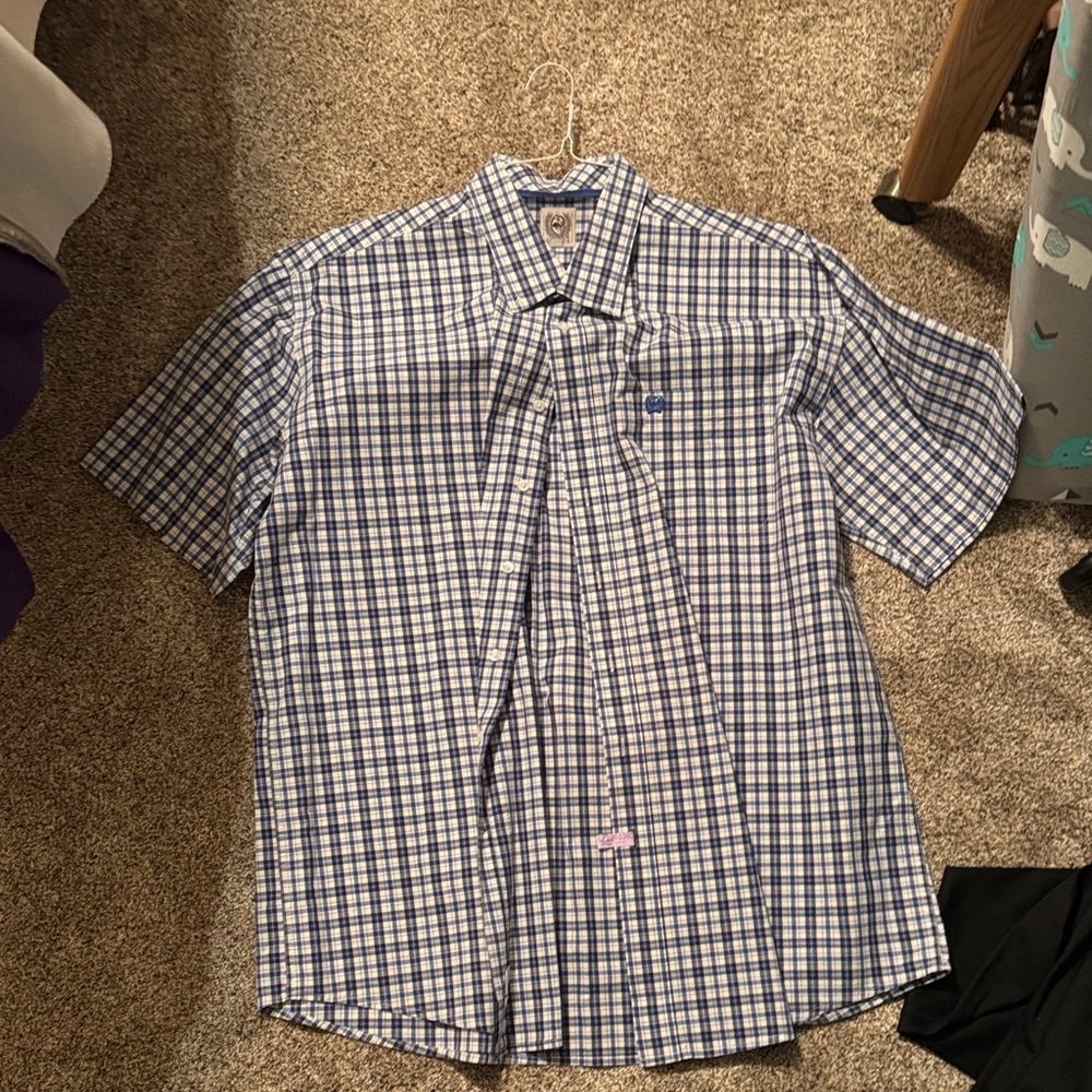 Cinch button down